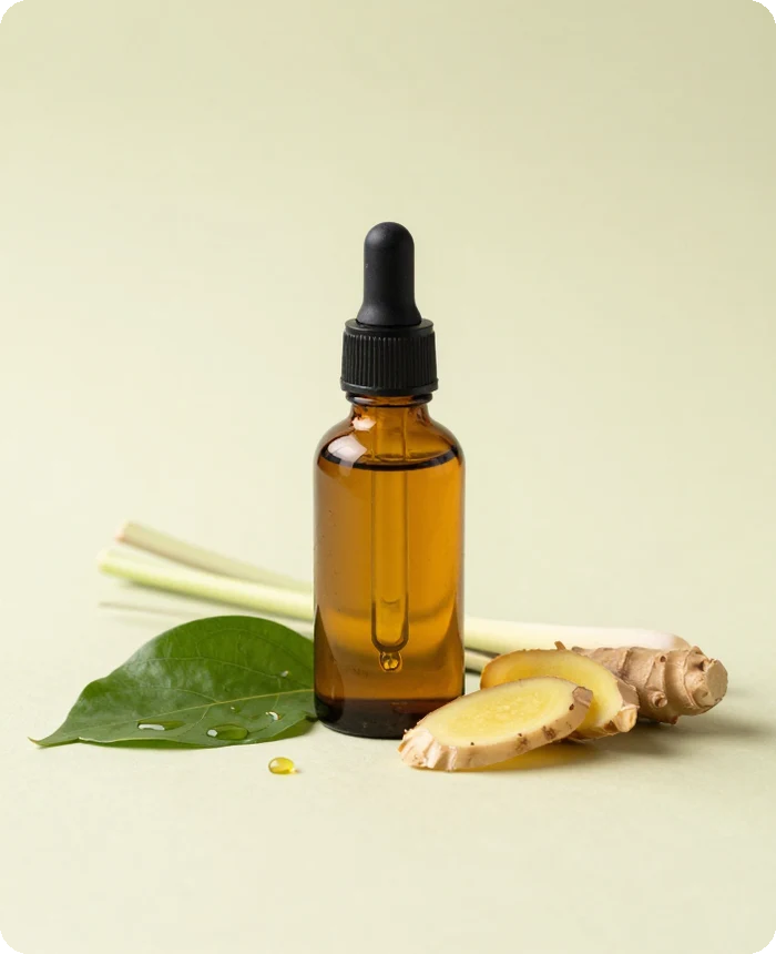 Contoh bahan Minyak Herbal; foto stok dan blok warna